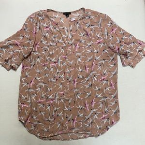 Ann Taylor Mauve Pink Blouse